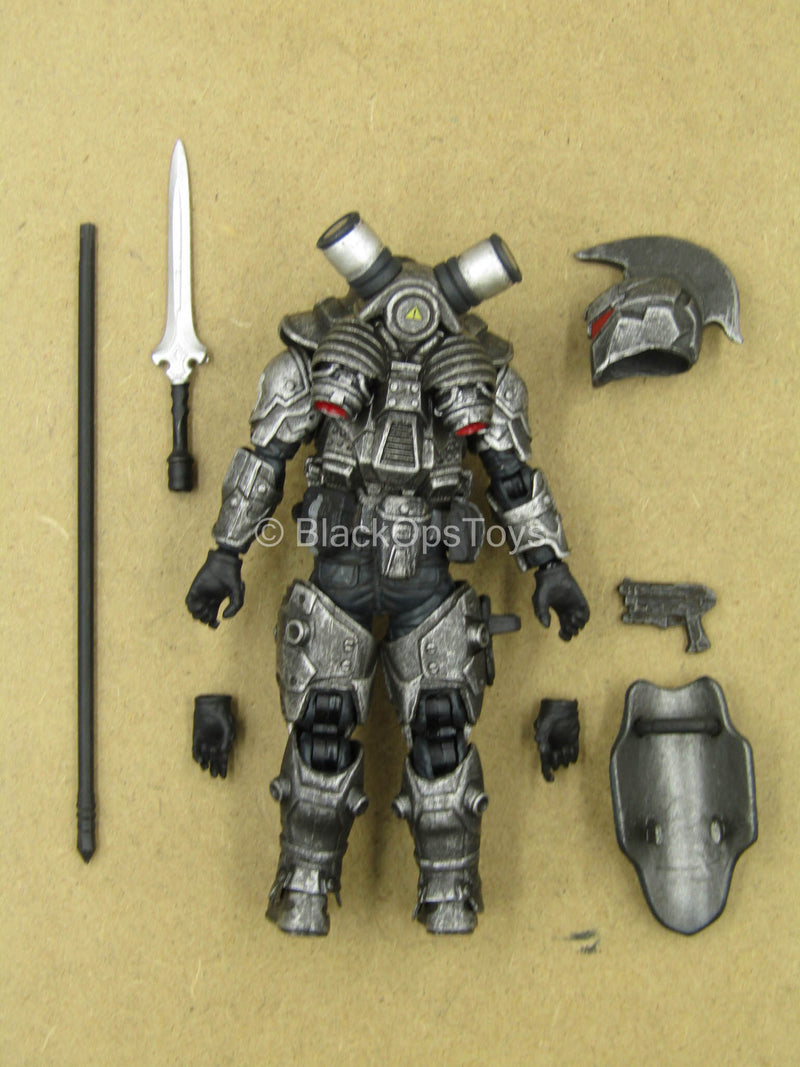 Load image into Gallery viewer, 1/18 - 1st Legion Steel Spear - Male Armored Body w/Weapon Set

