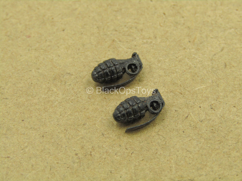 Load image into Gallery viewer, 1/12 - WWII - Rescue Team - Metal Grenades (x2)
