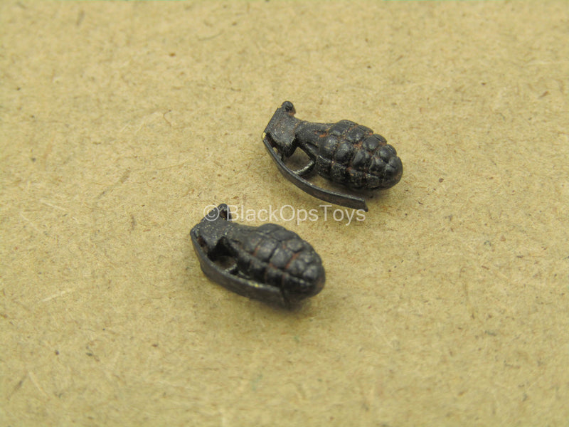 Load image into Gallery viewer, 1/12 - WWII - Rescue Team - Metal Grenades (x2)
