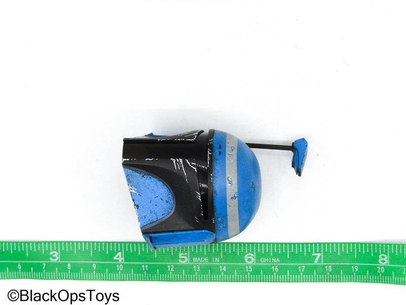 Load image into Gallery viewer, Star Wars The Mandalorian Axe Woves - Blue Helmeted Head Sculpt
