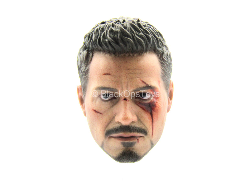 Load image into Gallery viewer, Iron Man 3 - Tony Stark - Head Sculpt w/Robert Downey Jr Likeness
