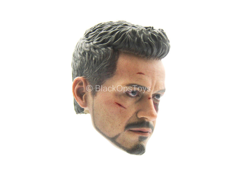 Load image into Gallery viewer, Iron Man 3 - Tony Stark - Head Sculpt w/Robert Downey Jr Likeness
