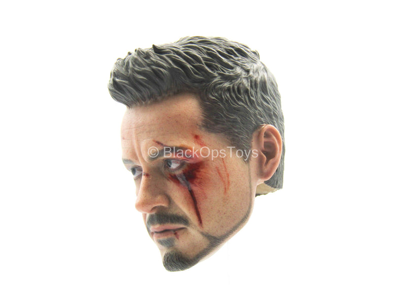 Load image into Gallery viewer, Iron Man 3 - Tony Stark - Head Sculpt w/Robert Downey Jr Likeness
