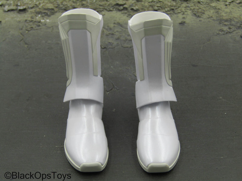 Load image into Gallery viewer, Wandavision - White Vision - White 2-Part Boots (Peg Type)
