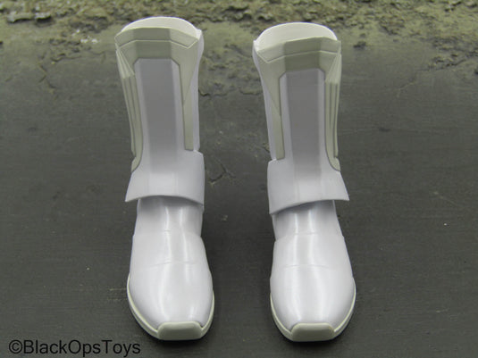 Wandavision - White Vision - White 2-Part Boots (Peg Type)
