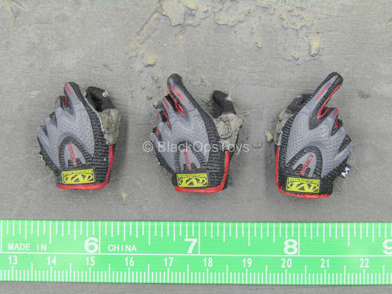 Load image into Gallery viewer, HAND - Grey &amp; Red Right &amp; Left Trigger Gloved Hand Set
