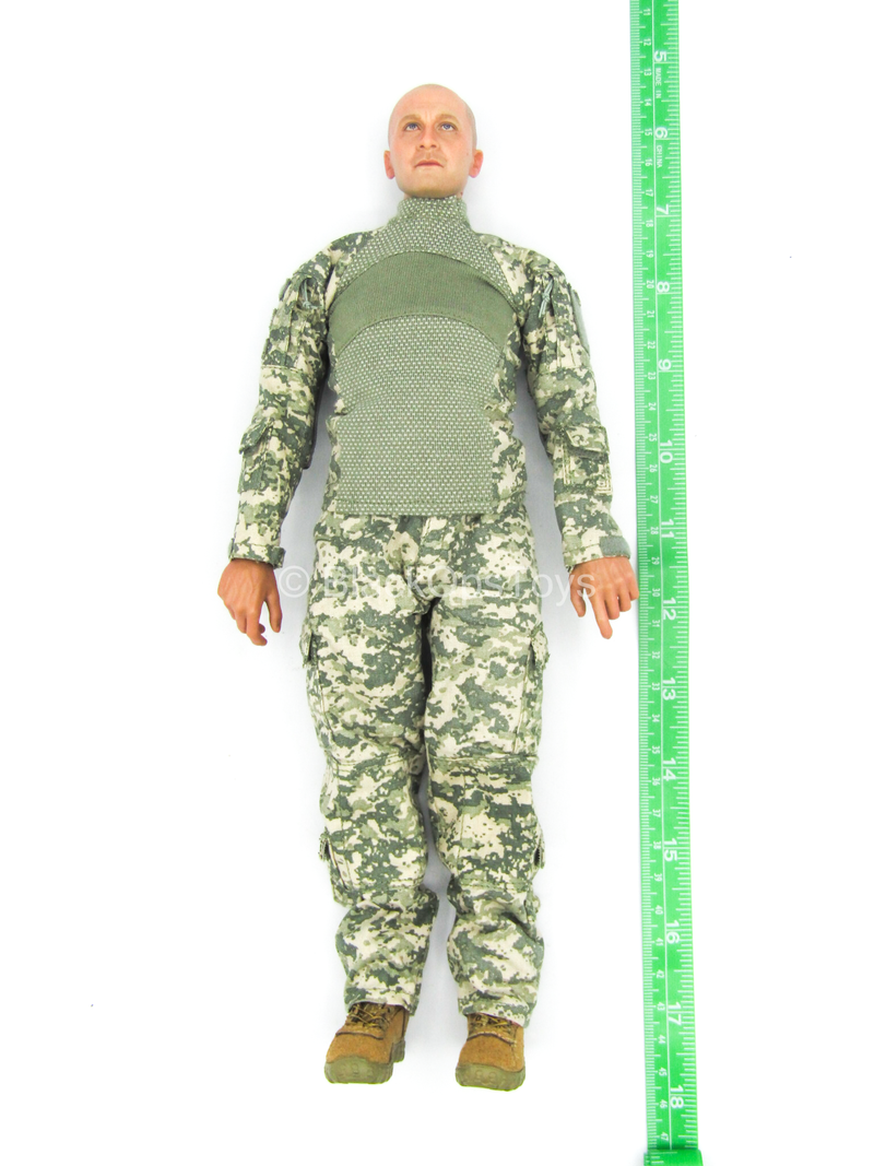 Load image into Gallery viewer, US Army Pilot - Male Base Body w/Head Sculpt &amp; ACU Uniform Set
