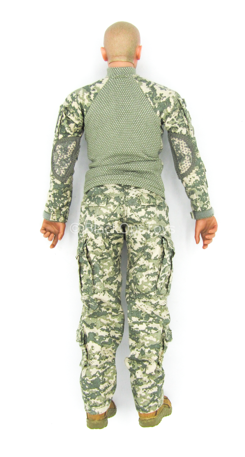 Load image into Gallery viewer, US Army Pilot - Male Base Body w/Head Sculpt &amp; ACU Uniform Set
