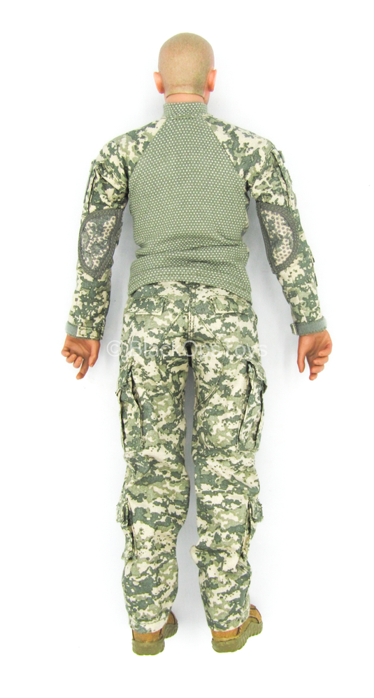 US Army Pilot - Male Base Body w/Head Sculpt & ACU Uniform Set