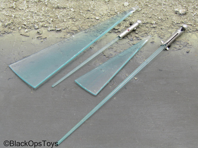 Load image into Gallery viewer, Star Wars Clone Wars Ahsoka Tano - Blue Lightsaber Set w/Blue Blades
