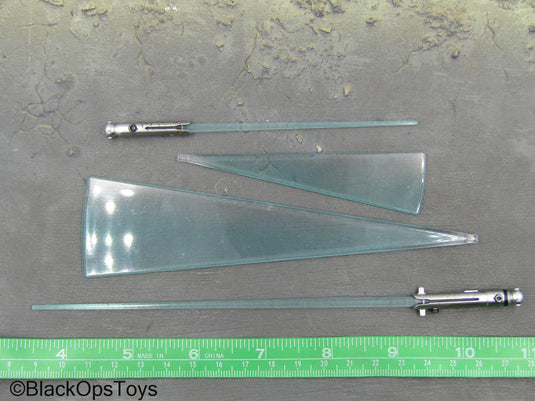 Star Wars Clone Wars Ahsoka Tano - Blue Lightsaber Set w/Blue Blades