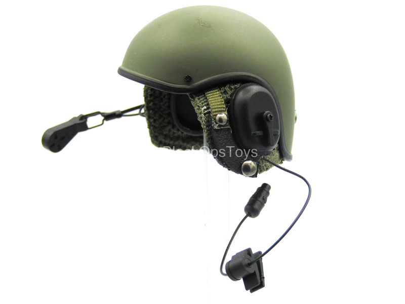Load image into Gallery viewer, US Army Tanker Set - OD Green Tanker Helmet w/Carry Bag
