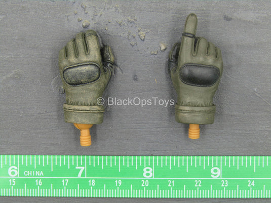 Navy Seal VBSS - OD Green Right Trigger Gloved Hand Set