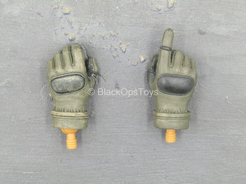 Navy Seal VBSS - OD Green Right Trigger Gloved Hand Set