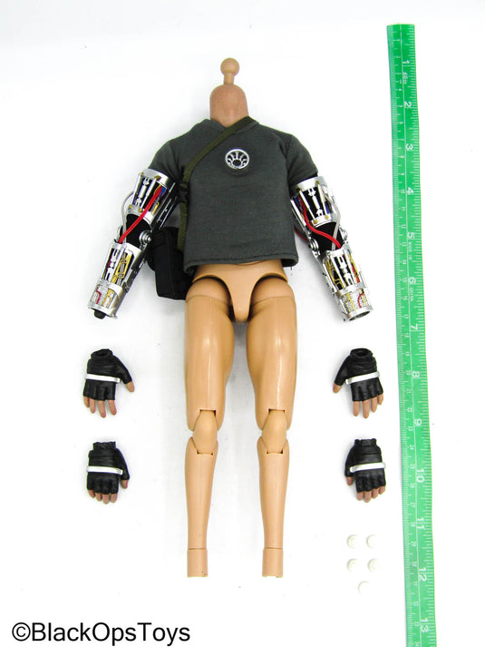 Tony Stark Mech Test Suit - Light Up Body w/Arc Reactor Chest & Pulsar Hands