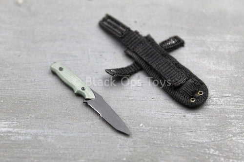 U.S. Navy Seal - Boarding Unit - OD Green Knife w/Sheath