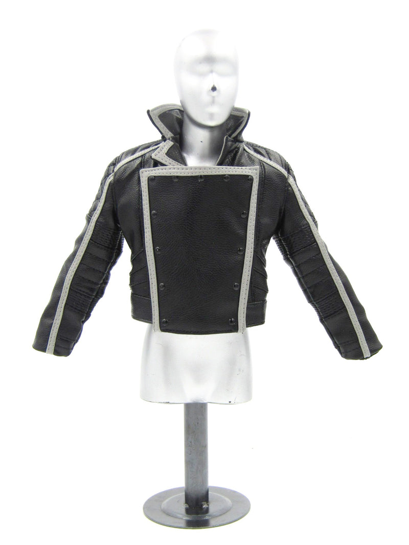 Load image into Gallery viewer, GHOST RIDER - Black Leather Like Jacket w/Magnetic Front
