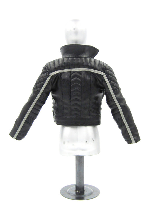 GHOST RIDER - Black Leather Like Jacket w/Magnetic Front