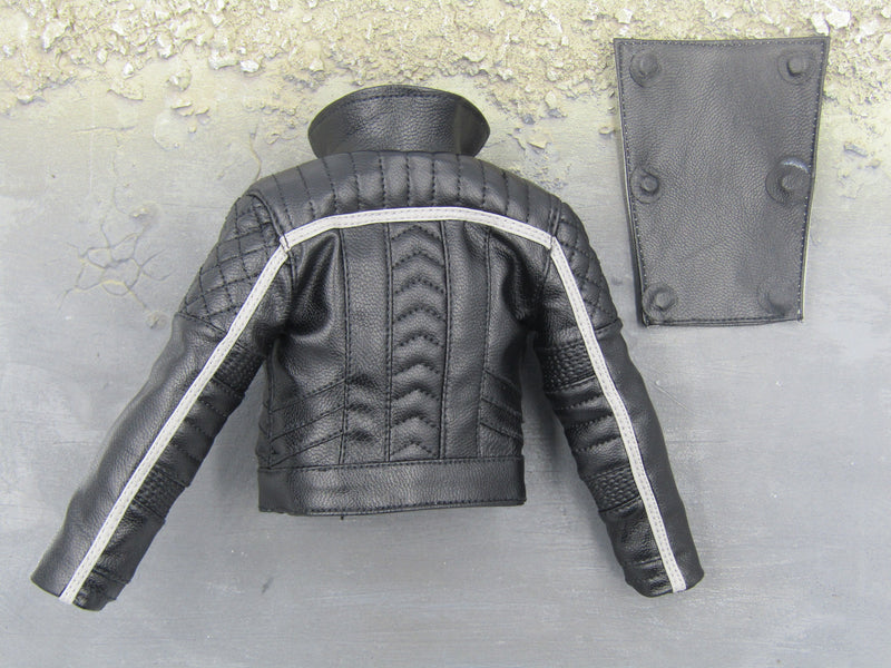 Load image into Gallery viewer, GHOST RIDER - Black Leather Like Jacket w/Magnetic Front
