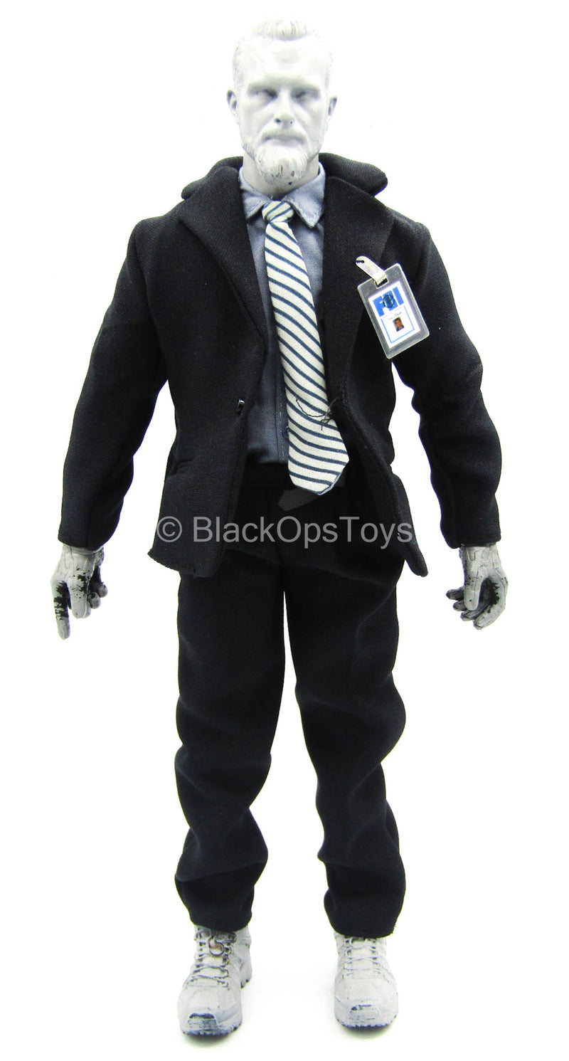 Load image into Gallery viewer, X-Files - Dark Blue Suit Set &amp; Badge w/Metal Clip
