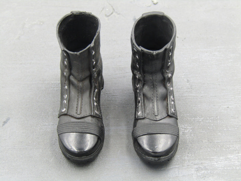 Load image into Gallery viewer, GHOST RIDER - Black Biker Boots (Peg Type)

