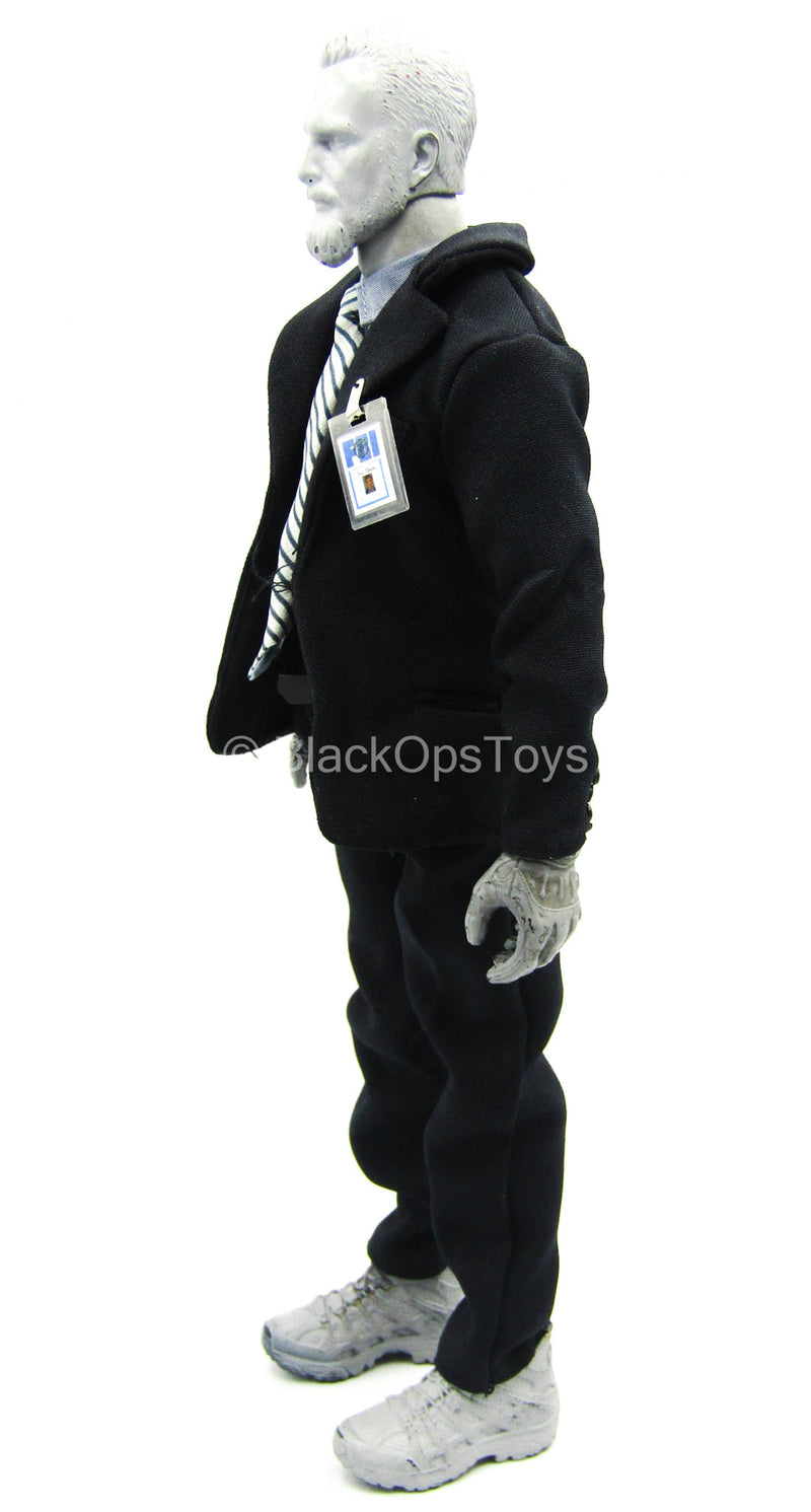 Load image into Gallery viewer, X-Files - Dark Blue Suit Set &amp; Badge w/Metal Clip
