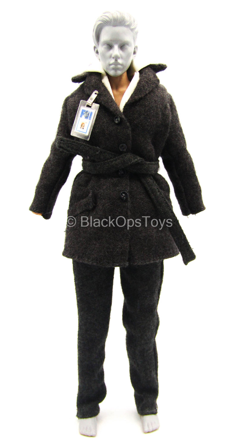 Load image into Gallery viewer, X-Files - Female Small Waist Grey Uniform &amp; Badge w/Metal Clip
