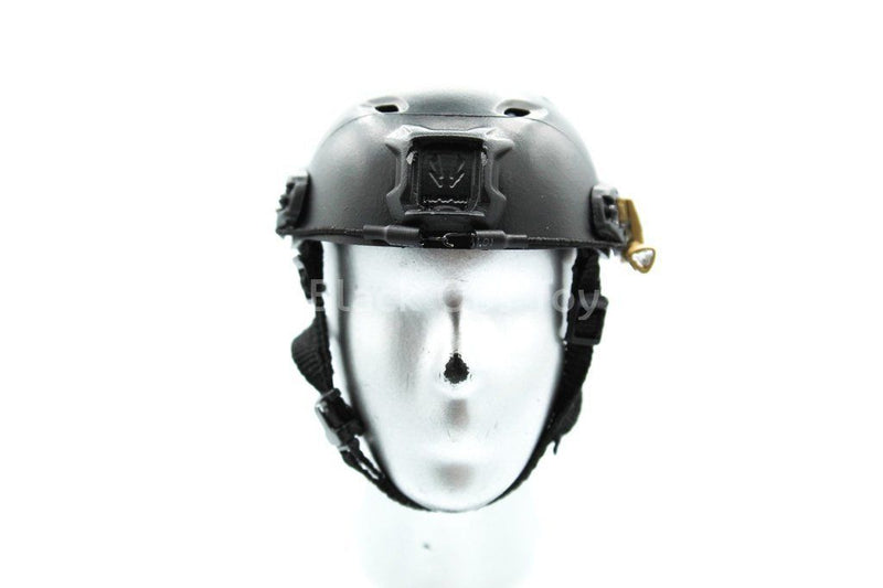 Load image into Gallery viewer, U.S. Navy Seal - Boarding Unit - Black FAST Helmet w/Light
