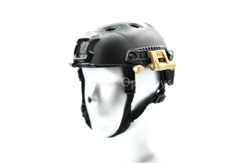 Load image into Gallery viewer, U.S. Navy Seal - Boarding Unit - Black FAST Helmet w/Light
