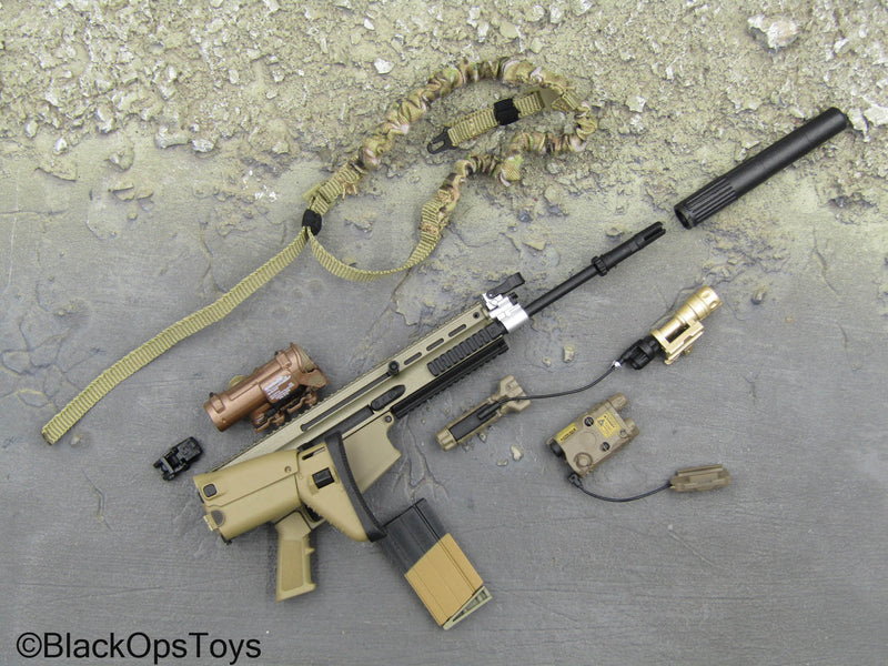Load image into Gallery viewer, U.S. Army Special Forces - Tan MK17 Rifle Set
