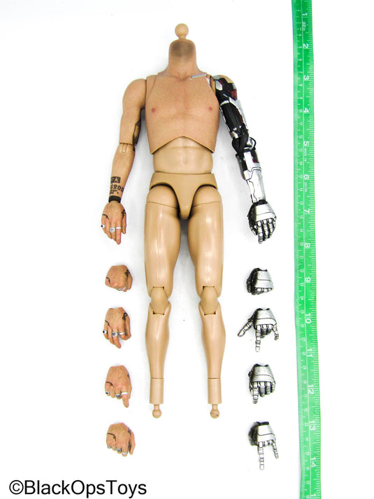 Cyberpunk 2077 - Johnny Silverhand - Male Base Body w/Robotic Arm & Hands