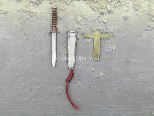 Paratrooper 3rd RPIMa Algeria - Metal Knife w/Metal Sheath