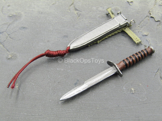 Paratrooper 3rd RPIMa Algeria - Metal Knife w/Metal Sheath