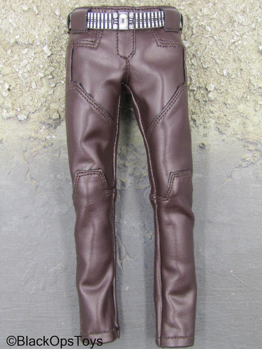 Cyberpunk 2077 - Johnny Silverhand - Brown Leather Like Pants