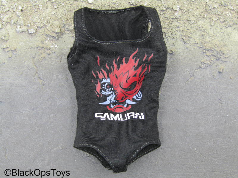 Load image into Gallery viewer, Cyberpunk 2077 - Johnny Silverhand - Black &quot;Samurai&quot; Shirt
