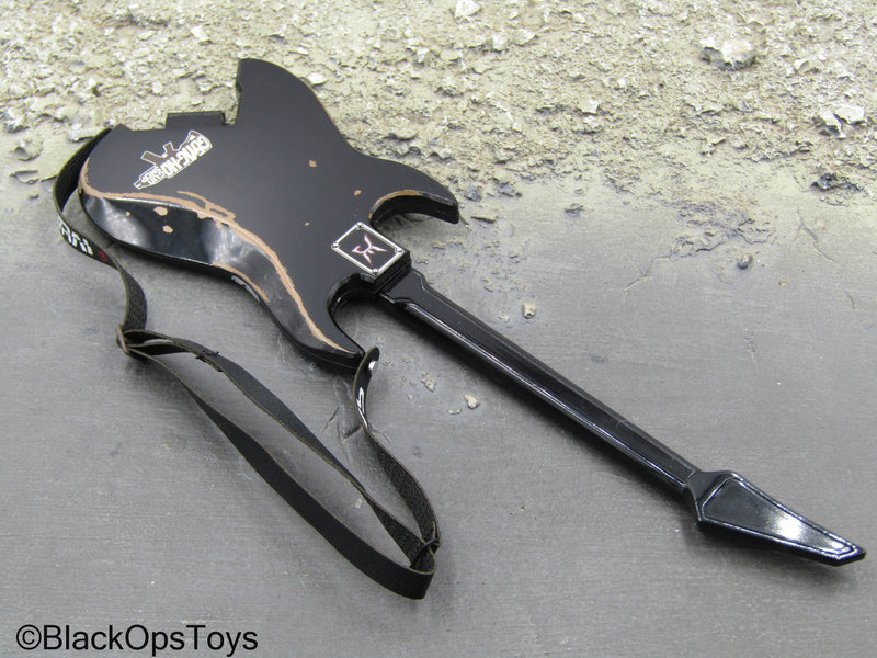 Load image into Gallery viewer, Cyberpunk 2077 - Johnny Silverhand - Black Electric Guitar
