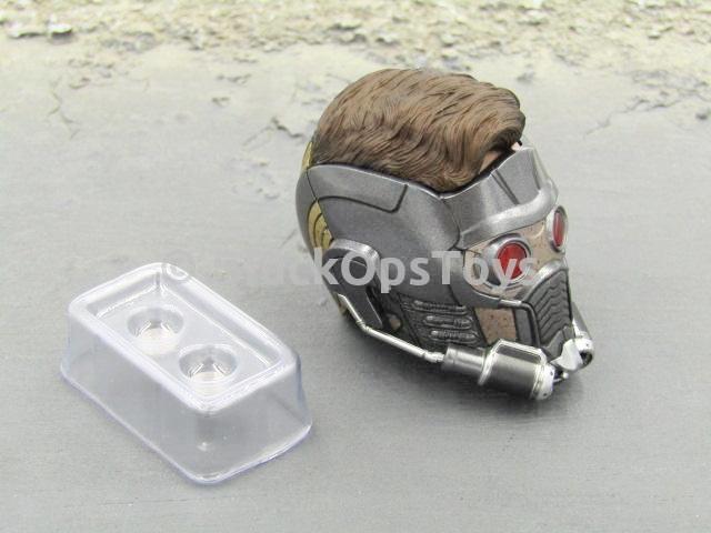 Load image into Gallery viewer, Hot Toys Guardians of the Galaxy Vol. 2 Star-Lord LED Light-Up Masked Headsculpt w/Batteries
