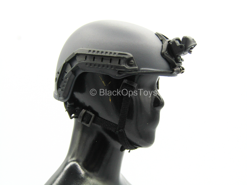Load image into Gallery viewer, British - Street MPS - Grey FAST Helmet w/Light Set
