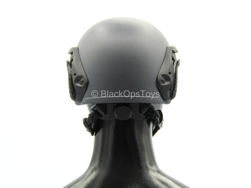Load image into Gallery viewer, British - Street MPS - Grey FAST Helmet w/Light Set

