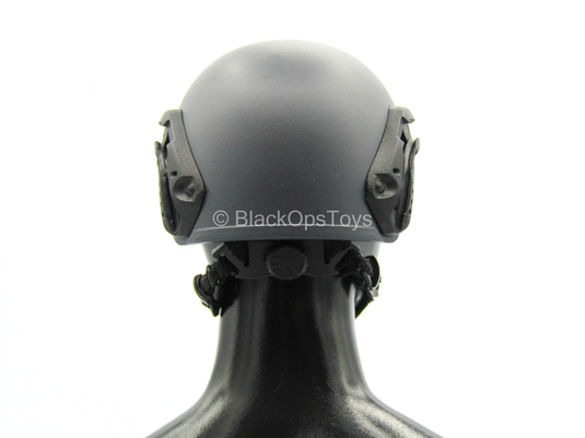 British - Street MPS - Grey FAST Helmet w/Light Set