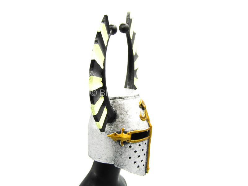 Load image into Gallery viewer, St Johns Knights - Metal Knights Helmet w/Crest
