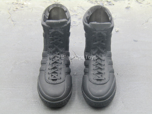 Cleveland PD SWAT Team - Black Combat Boots (Foot Type)