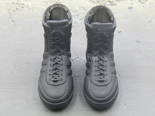 Cleveland PD SWAT Team - Black Combat Boots (Foot Type)