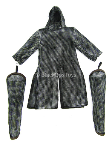 St Johns Knights - Hooded Chainmail Tunic w/Leg Sleeves