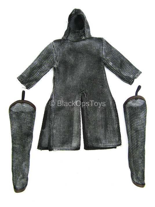 St Johns Knights - Hooded Chainmail Tunic w/Leg Sleeves