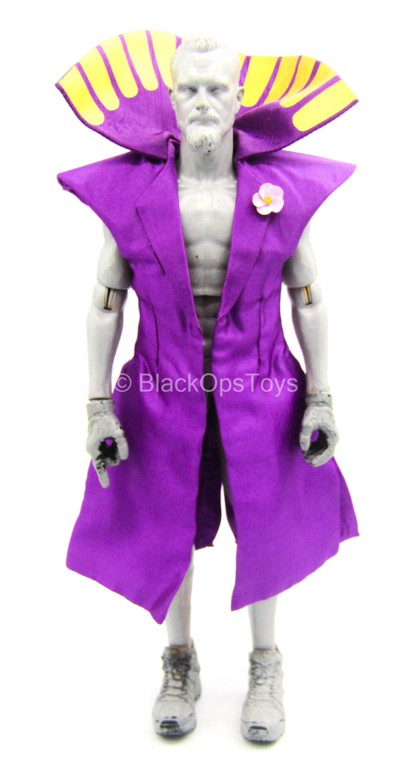 Load image into Gallery viewer, Batman Ninja - Lord Joker - Purple Sleeveless Jacket
