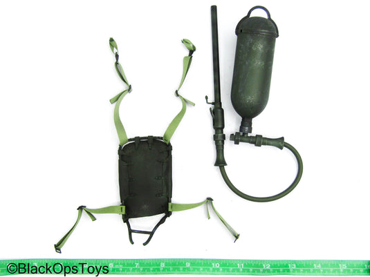 Green Flamethrower w/Back Rack