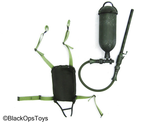 Green Flamethrower w/Back Rack