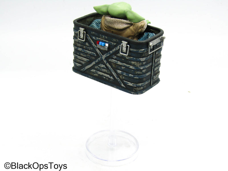 Load image into Gallery viewer, Star Wars Grogu - Grogu w/Crate &amp; Stand
