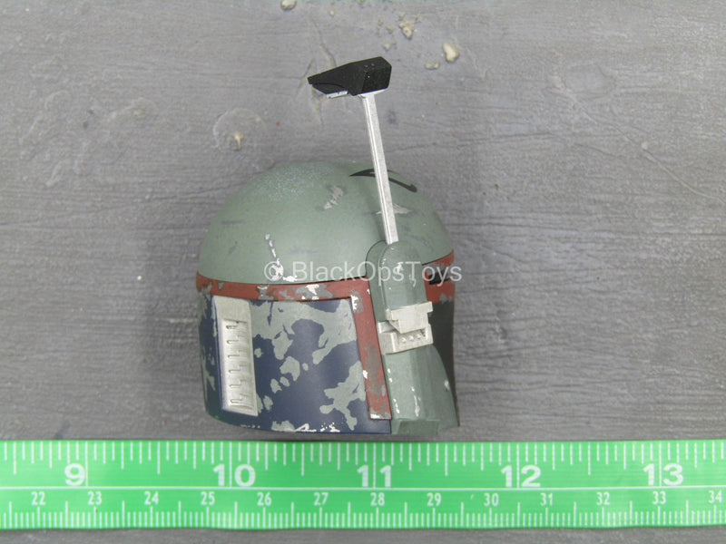Load image into Gallery viewer, Star Wars - Boba Fett 40th Aniv. - Helmeted Head Sculpt w/Jaig Eyes

